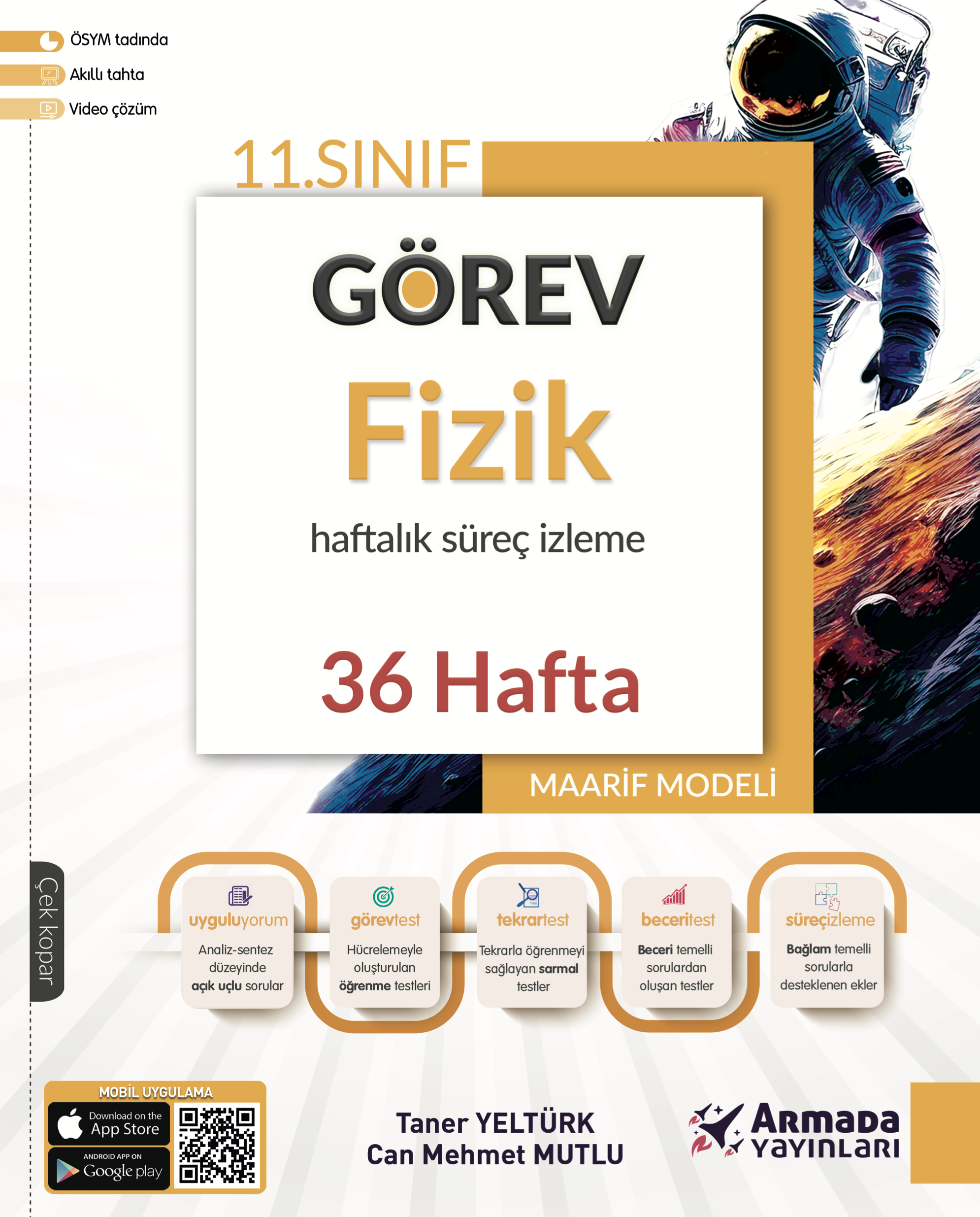 11. Sınıf Görev Fizik Haftalık Süreç İzleme kapak görseli